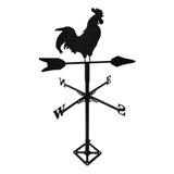 Metal Retro Rooster Weather Vane Direction Indicator .