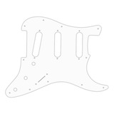 Escudo Padrão Fender Stratrocaster Mexico Branco (1 Camadas)