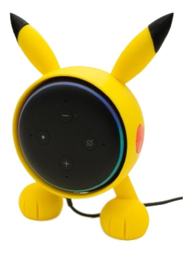 Soporte Pikachu Alexa Echo Dot 3 Base Bocina Pokemon