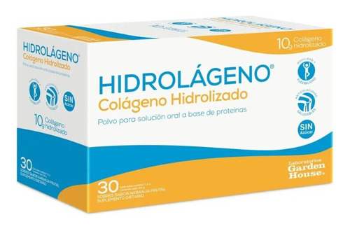 Hidrolágeno Colágeno Hidrolizado 30 Sobres