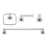 Globe Electric Piece Kit De Accesorios De Baño, Cromo, Toall