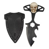 Mini Daga Manopla Táctica Militar Cuchillo Puño Calavera