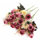 , Guía De Enredadera Rosa Artificial, Flor Decorativa ,
