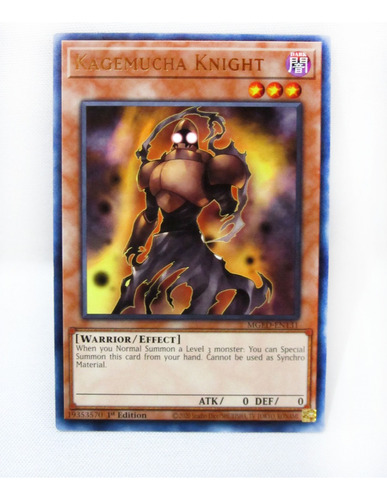 Carta Original Anime Yugioh Kagemucha Knight Konami Rara