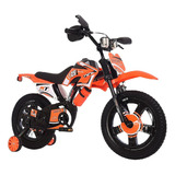 Bicicleta Infantil Bici Moto 16r,con Ruedas Auxiliares