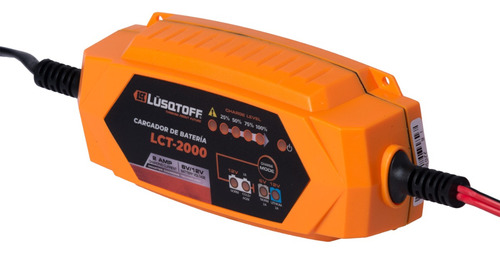 Cargador De Bateria Mantenedor Smart 1-2 A Lusqtoff Lct2000