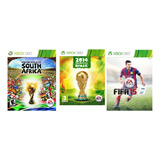 Futebol Fifa 10/14/15 - Xbox 360 (3 Jogos)
