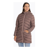 Parka Mujer Padded Long Rosado