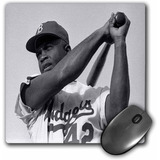 Mouse Pad Imagen Jackie Brooklyn Dodgers 8 X 8 Pulgadas