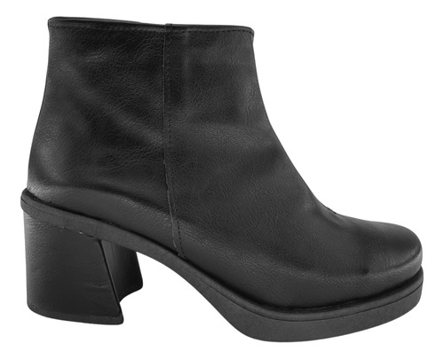 Bota Botineta Corta Taco 5cm Sixty Urbana Dama 2400 Mujer