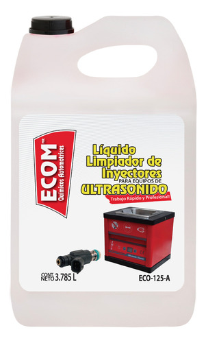 Liquido Limpiador De Inyectores Para Ultrasonido Ecom 1 Gal