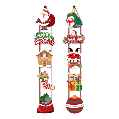 Pareja De Papá Noel Para Puerta De Garaje Con Diseño De Feli | Envío gratis