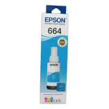 Tinta Epson T664 Cian Original Vencida T664220