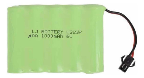 Bateria 6v 1000mah Aaa Conector Smp02 Ni-mh Recarregavel