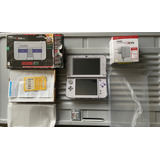 New Nintendo 3ds Xl Snes En Caja + Cargador Original + Juego