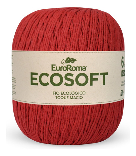 Barbante Euroroma Ecosoft 422g 452m N° 6 - Escolha A Cor