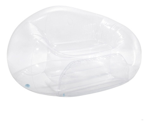 Sillon Inflable Intex Transparente 137x127x74cm