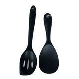 2 Colheres Arroz Vazada Silicone P/ Panela Antiaderente