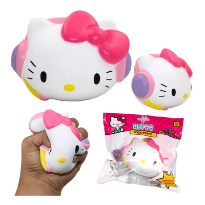 Escuichi Squishy Hello Kitty Gamer Kawai Antiestres | Meses sin interés