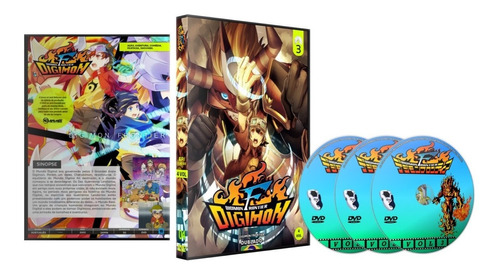 Dvd Digimon Frontier Completo Dublado Ed. De Colecionador
