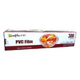Plástico Filme Pvc Rolo 300m Embalagem Frutas Carne Em Bacia