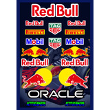 Kit De Stikers, Adhesivos Equipo Red Bull