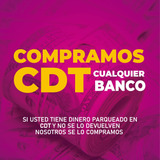 Compra Cdt Nivel Nacional, Vender Cdt, 3014052524