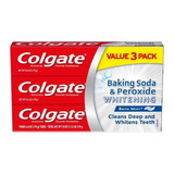 Colgate Baking Soda And Peroxide Pasta Dental 3pack