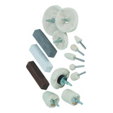 Kit De Pulido De Aluminio Con Adaptador 1/4 PuLG. 14 Pzas