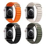 4 Correa Tela Alpine Para Apple Watch Ultra 9 8 7 Se 6 5 3