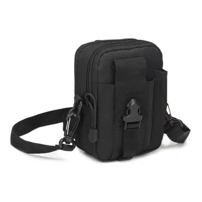 Bolsa Mariconera Bolso Bandolera Porta Celular Multiusos Color Negro | MercadoLibre