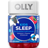 Melatonina Super Premium Niños Olly  Kids 50 Gomitas Zzz Sabor Sabor Frambuesas