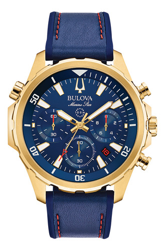 Relógio Bulova Analógico 97b168 Marine Star