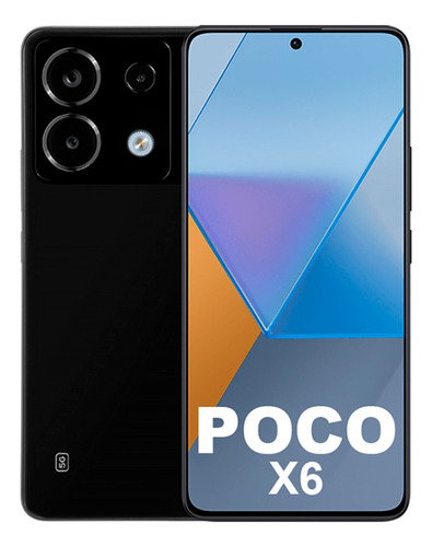 Poco X6 5g 256 Gb 12 Gb Ram Black - Lançamento + Brinde Fone