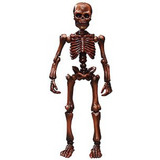 Re-ment Pose Skeleton Human 3 8 Madera Adorno Día De Muertos
