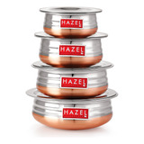 Hazel Urli - Olla De Acero Inoxidable Con Tapa Con Fondo De 