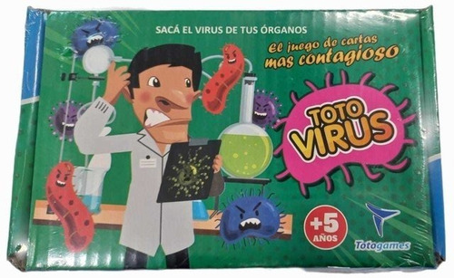 Juego De Mesa Cartas Toto Virus Toto Games 2355