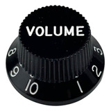 Knob Hosco Stratocaster Volume - Preto