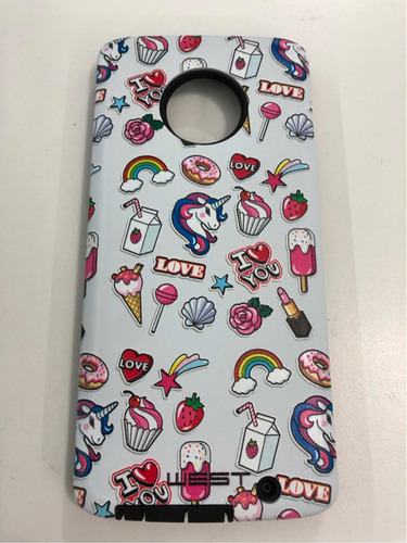 Funda Emojis Compatible Motorola G6 Plus 