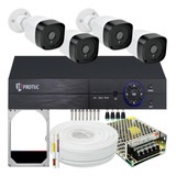 Sistema De Segurança 4 Câmeras Externas Full Hd Dvr 4c 320gb