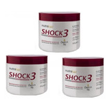 3 Blindagem Regeneradora Shock3 500gr - Nutra Hair