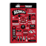 Big Bang Theory Serie Tv Cuadro En Canvas Quotes Bazinga