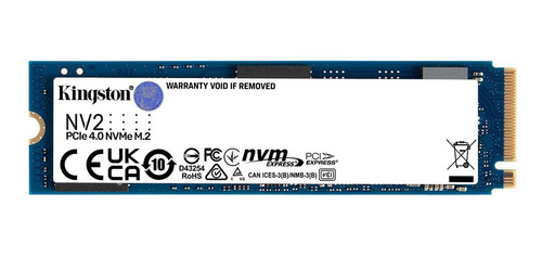 Ssd M.2 Nvme Kingston Nv2 3500-2100 Mb/s 1 Tb (snv2s/1000g)