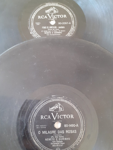 Nenéte E Dorinho , Discos 78 Rpm Conservados