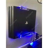 Base Ps4 + Kit Led Rgb, 2 Bases De Control Y Base De Juegos