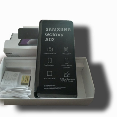 Samsung Galaxy A02 Dual Sim 64 Gb Preto 3 Gb Ram