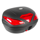 Caja Porta Equipaje Moto Led 43 L Negro Kinlley