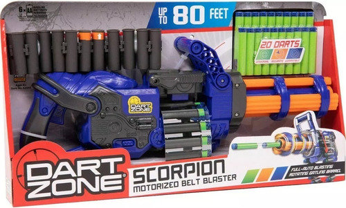 Pistolas dart zone scorpion motorized belt blaster