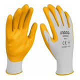 Guantes De Nitrilo Talla L Marca Ingco Palma Nitrilo Hgng01