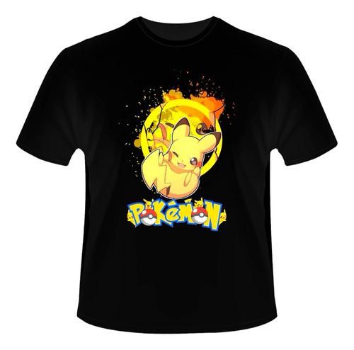 Playera Pokemon Pikachu Charmander Squirtle Bulbasaur Varios